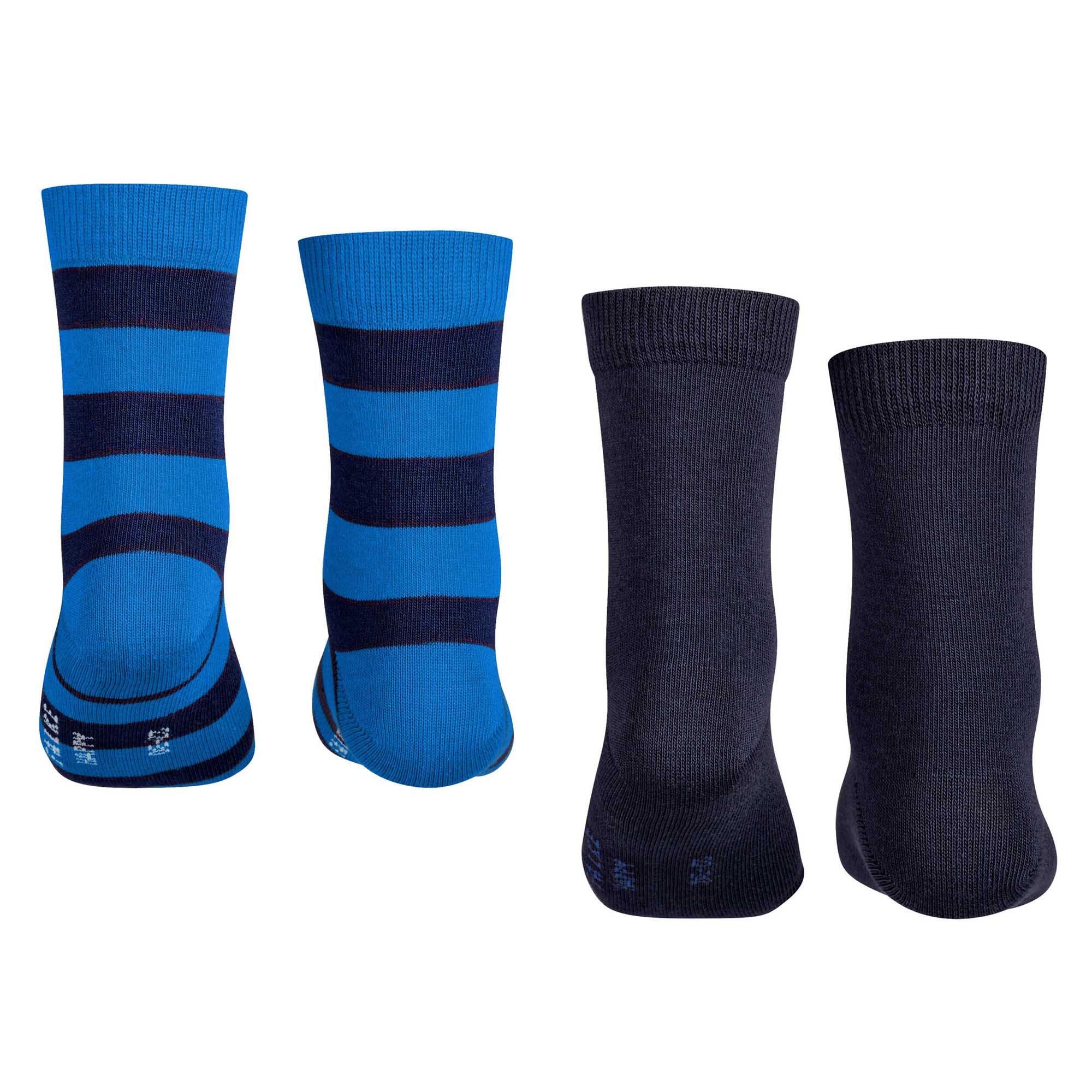 Socken Unisex 2er Pack-FALKE Happy Stripe 2Pack SO 2/4