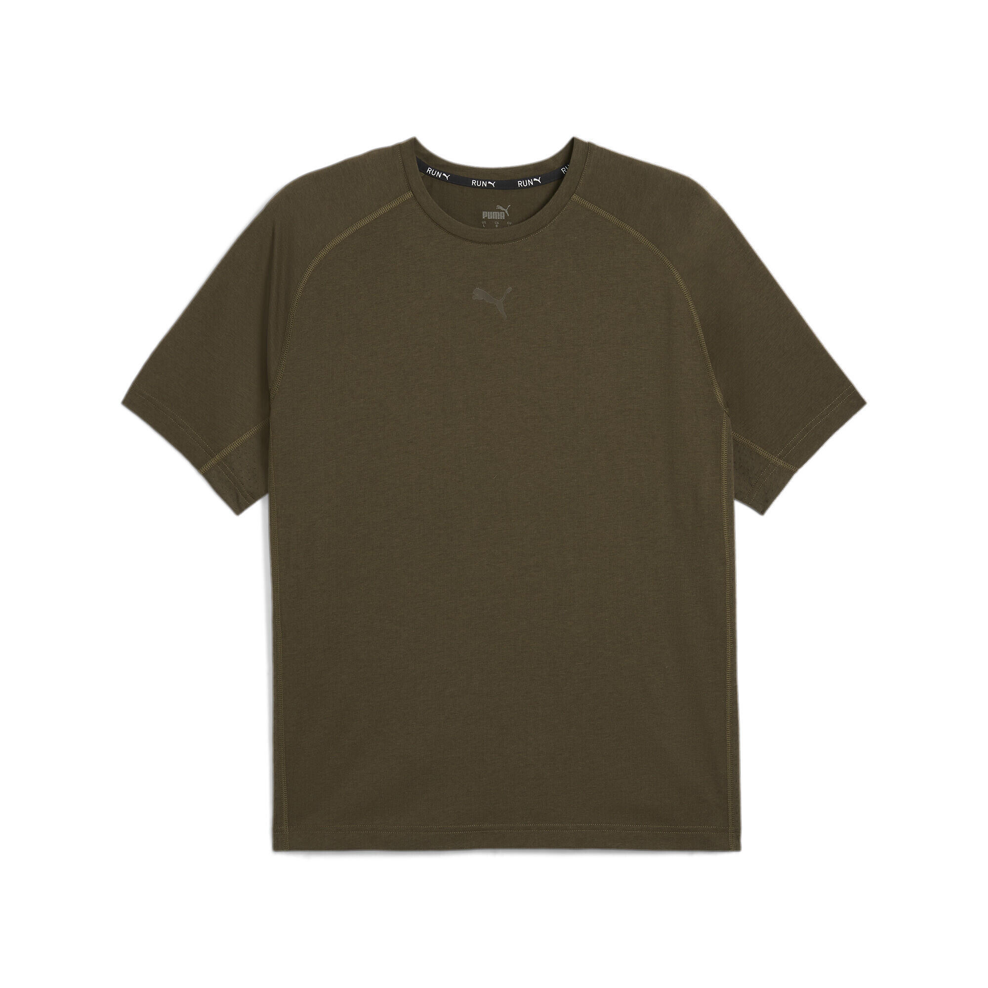 T-shirt a maniche corte RUN da uomo PUMA Dark Loden Green |  Puma