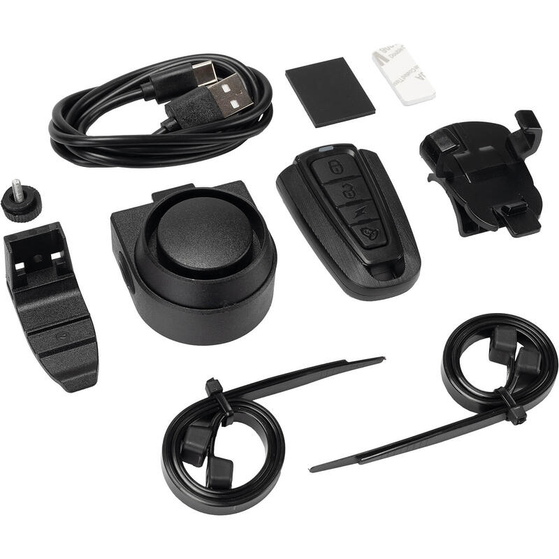 Alarma anti furt pentru biciclete cu telecomanda wireless,115 db putere acustica