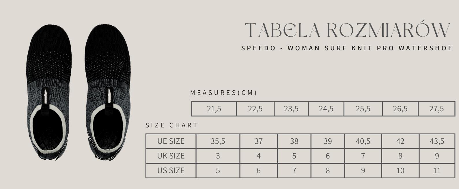 Buty do wody damskie Speedo Surf Knit Pro 6/6