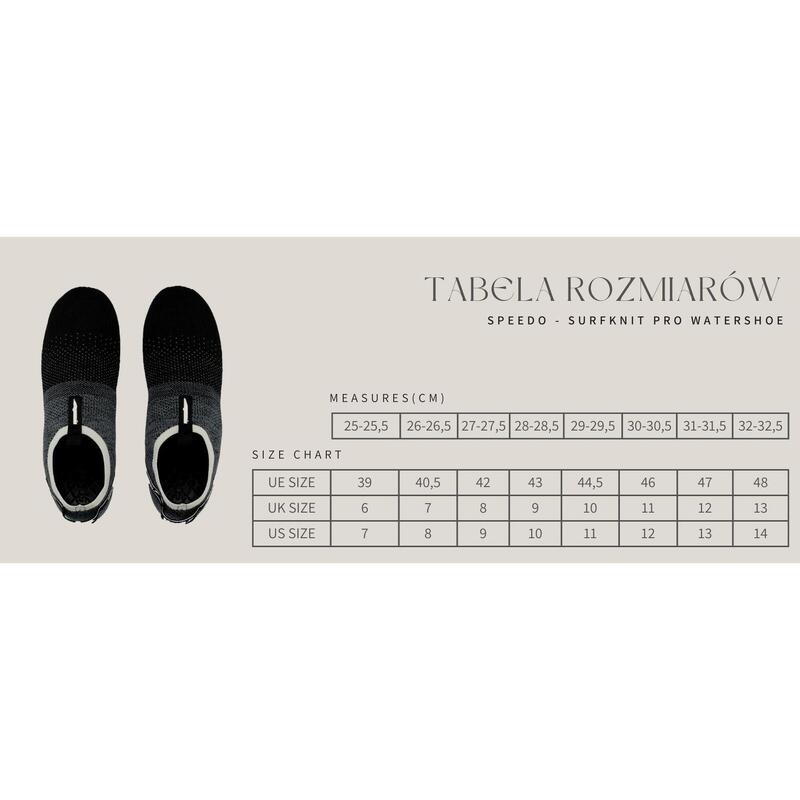 Buty do wody męskie Speedo Surf Knit Pro