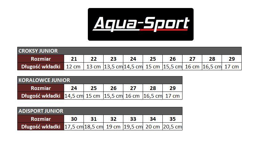 Klapki basenowe plażowe dla dzieci Aqua-Sport Croks 3/3