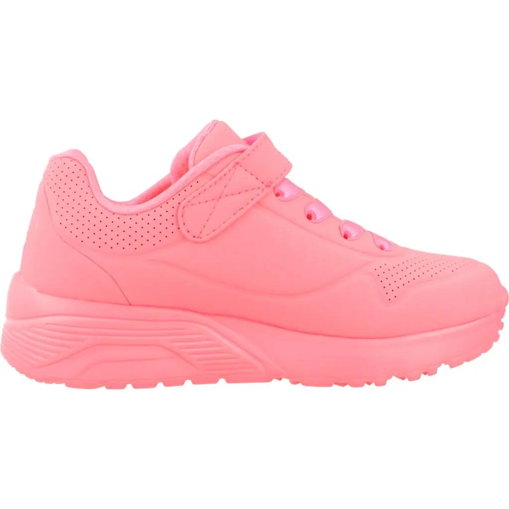 Scarpe Bambino Skechers Uno Lite rosa 4/5