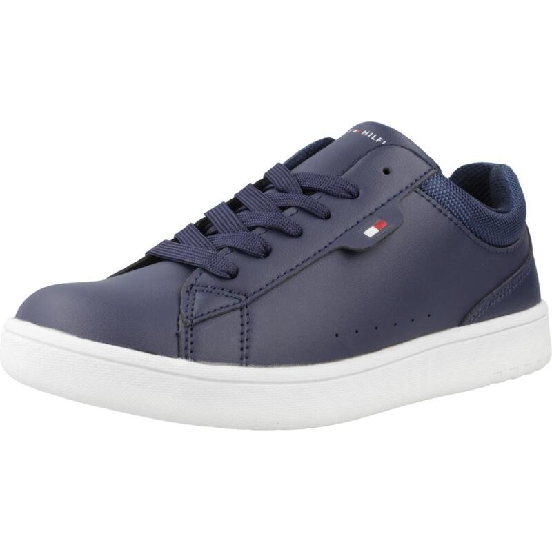 Ténis Tommy Hilfiger Modelo Low Cut Lace-up Cor Azul