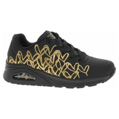 Sneakers skechers model uno - golden heart kleur zwart