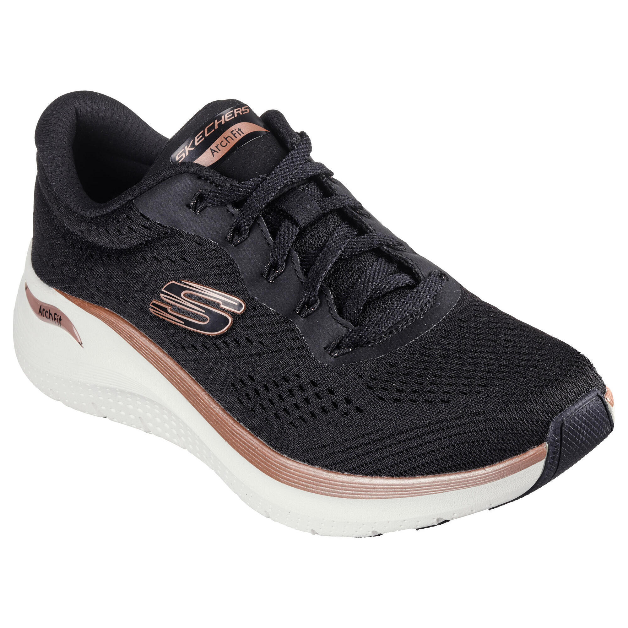 Buty Kobieta Skechers Arch Fit 2.0 Glow The Distance czarny