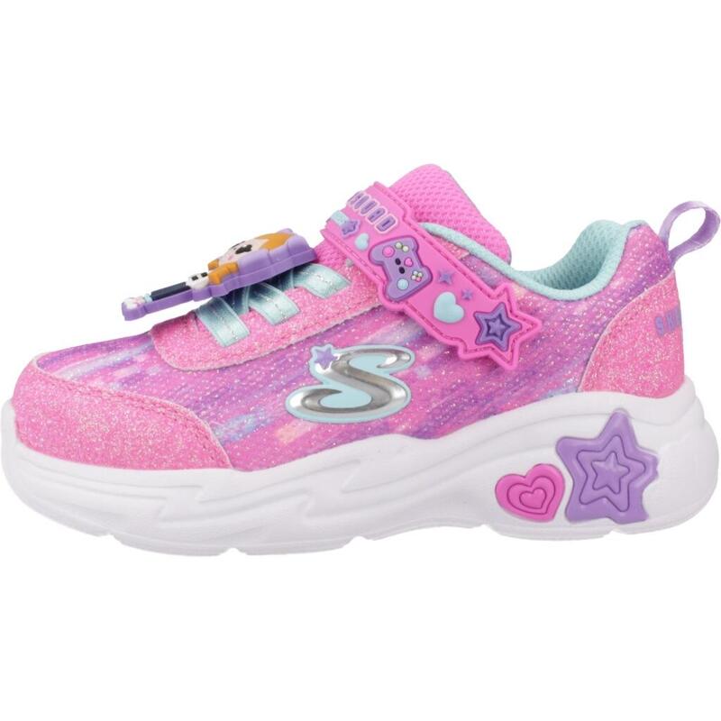 Zapatillas niña Skechers Skech Squad Rosa