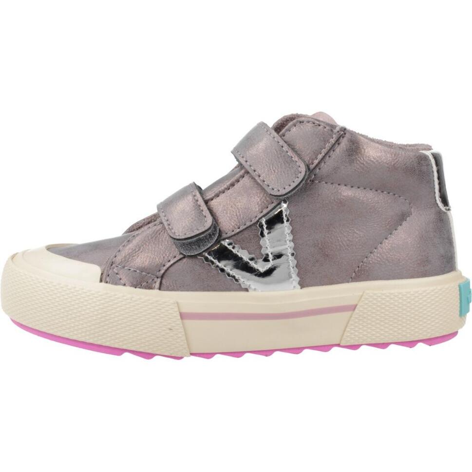 Metaliczne dziewczęce buty za kostkę Victoria Tribu