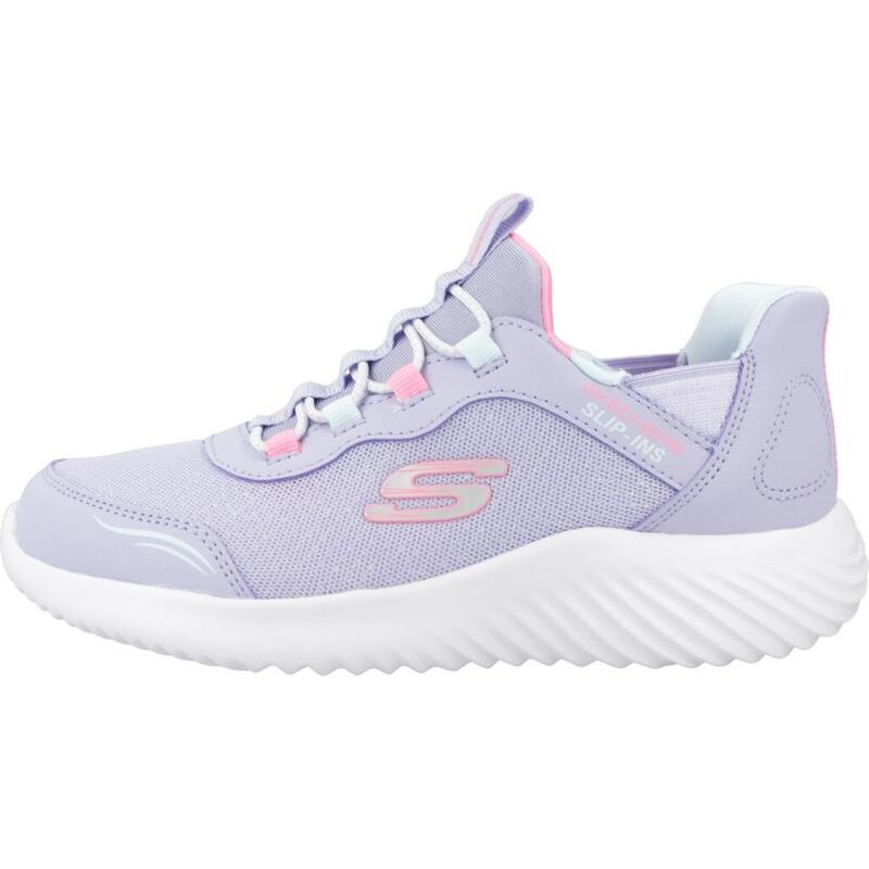 Zapatillas niña Skechers Bounder - Simple Cut Slip-ins Violeta