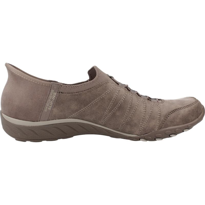 Zapatillas mujer Skechers Breathe-easy - Home Slip-ins Beis