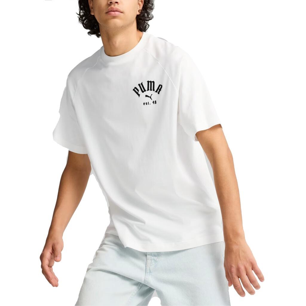 PUMA Maglietta Puma Modello Classics Relaxed Graphic T Colore Bianco
