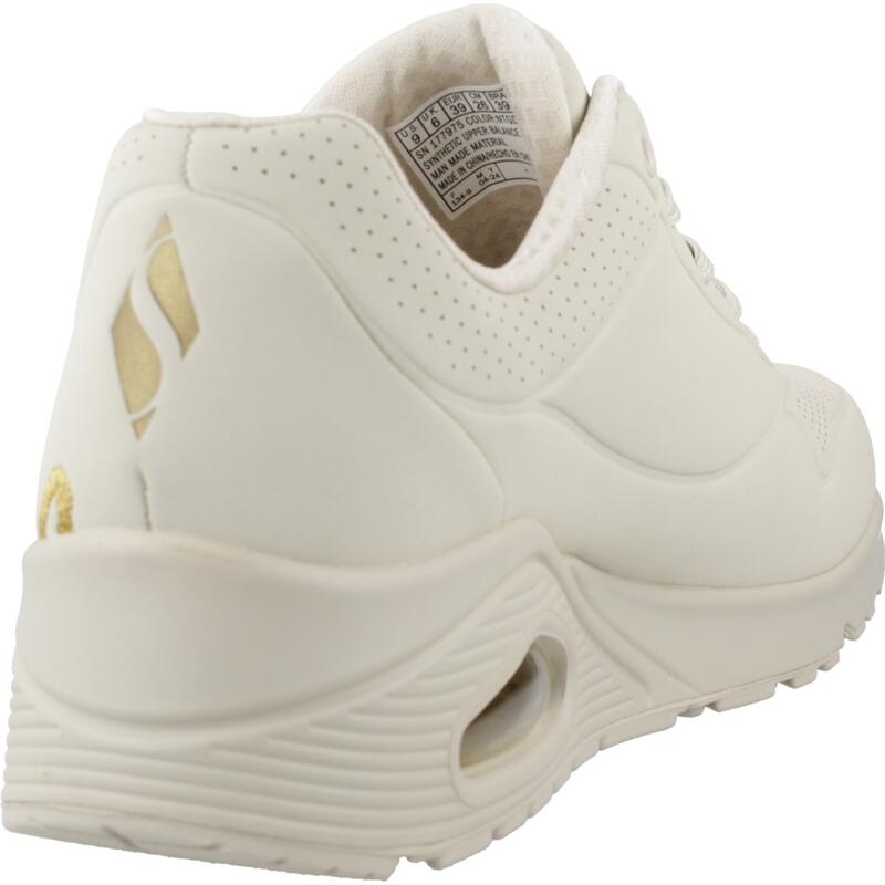 Zapatillas mujer Skechers Uno - Golden Heart Blanco