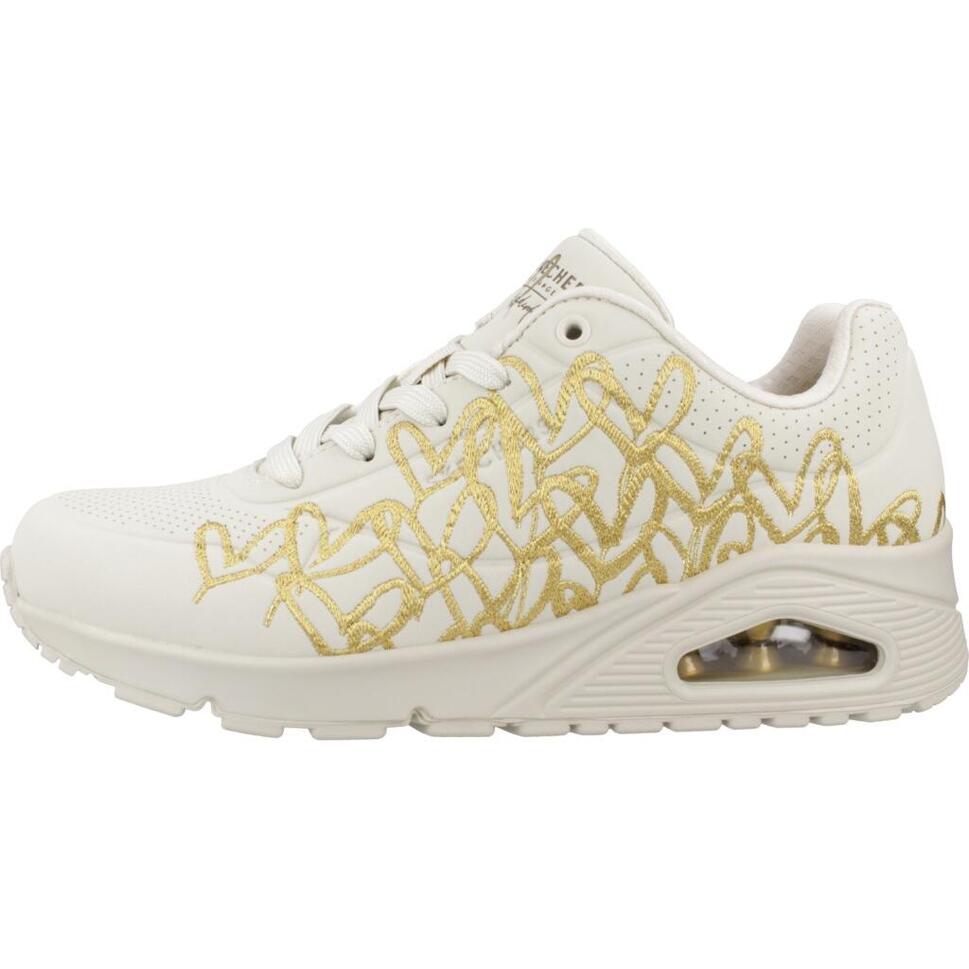 Tenisówki Skechers Model Uno - Golden Heart Kolor Biały