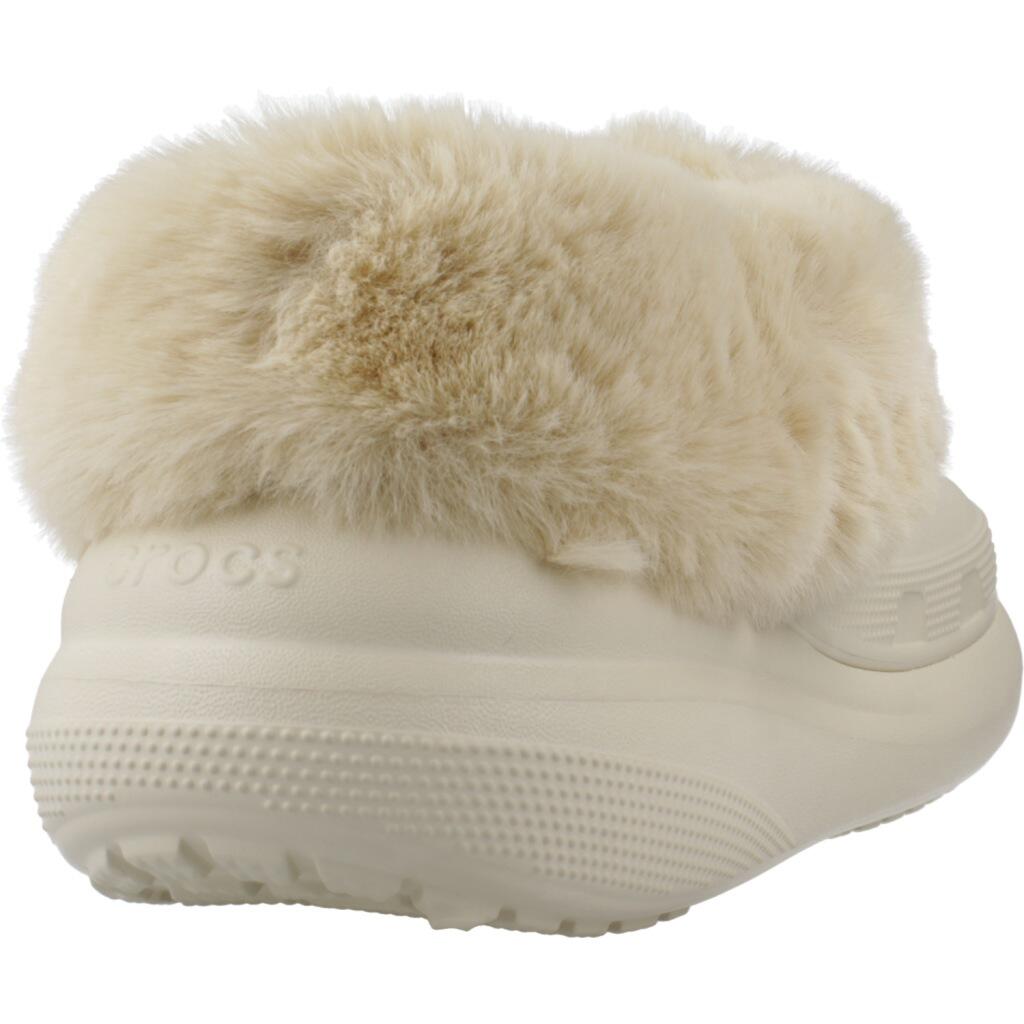 Claquettes Crocs Modèle Furever Crush U Couleur Beige 3/5
