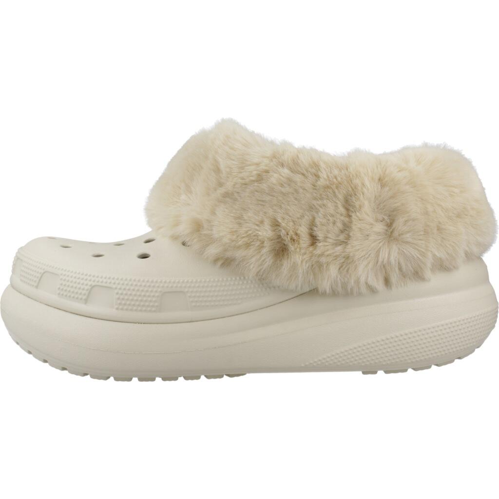 Claquettes Crocs Modèle Furever Crush U Couleur Beige 2/5