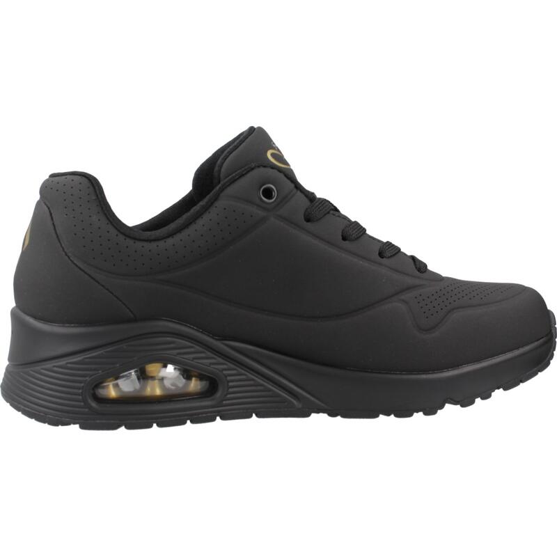 Zapatillas mujer Skechers Uno - Golden Heart Negro