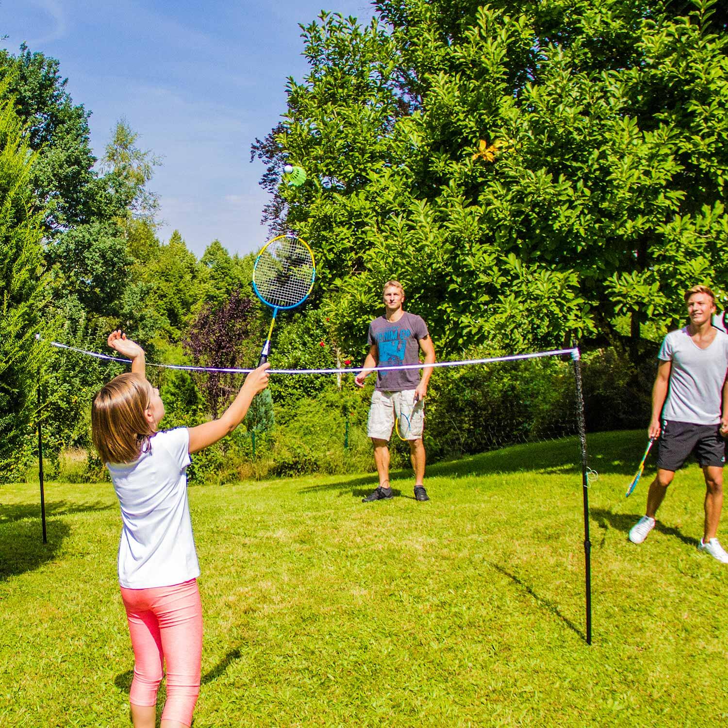 Talbot-Torro Set da badminton con rete Family 4/4