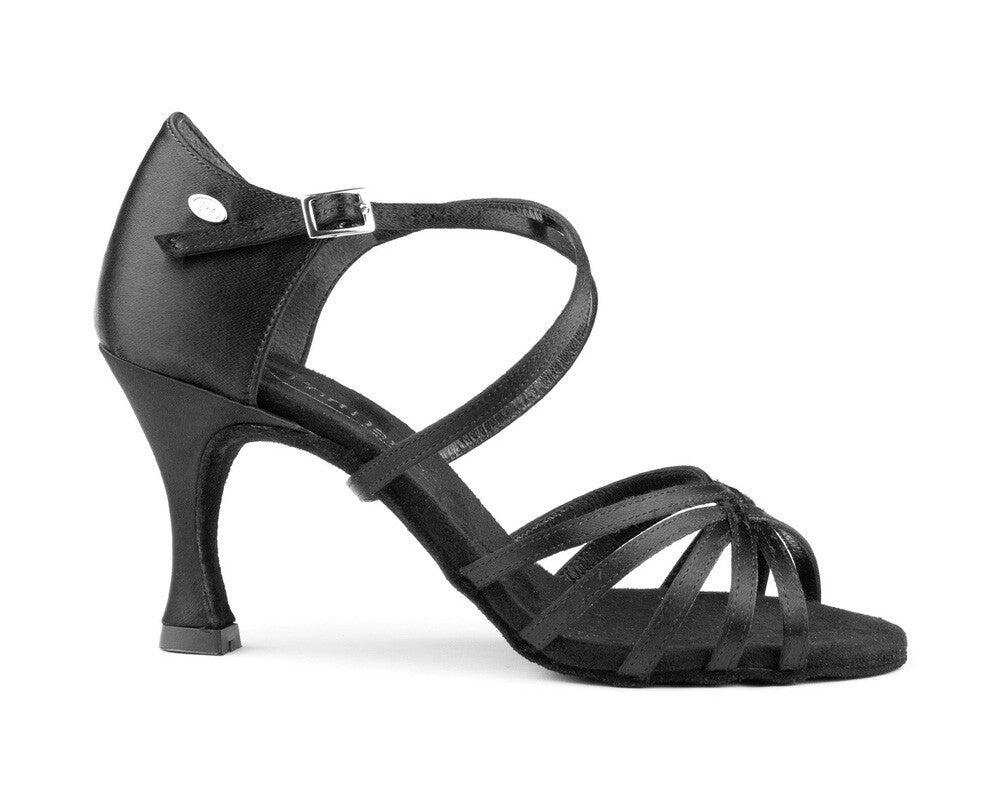 Scarpe da ballo PD631 BASIC in raso nero - 6.0 cm thin 3/3