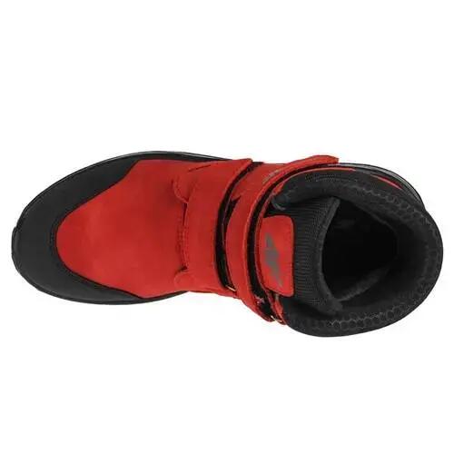 Wandel schoenen 4F Junior Trek Montantes Rood-Zwart 3/4