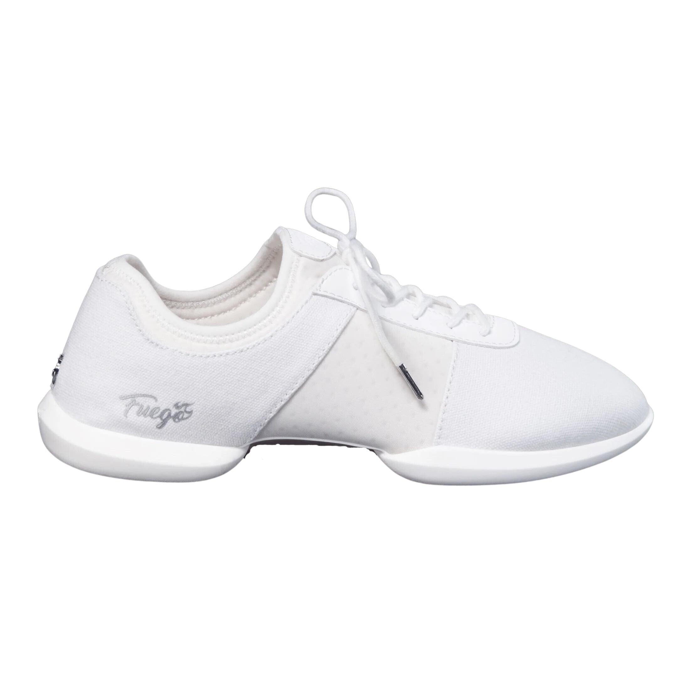 Fuego Dance Sneakers véganes blanches semelle fendue, pivot double 2/5