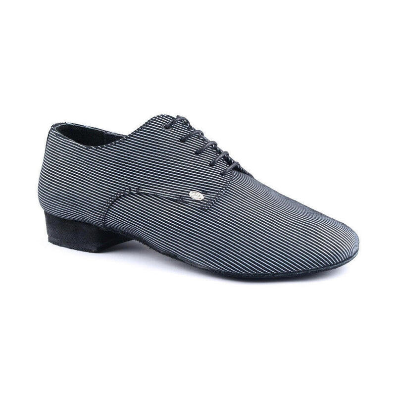 PD018 Chaussures de danse de la mode en noir / blanc avec semelle en daim