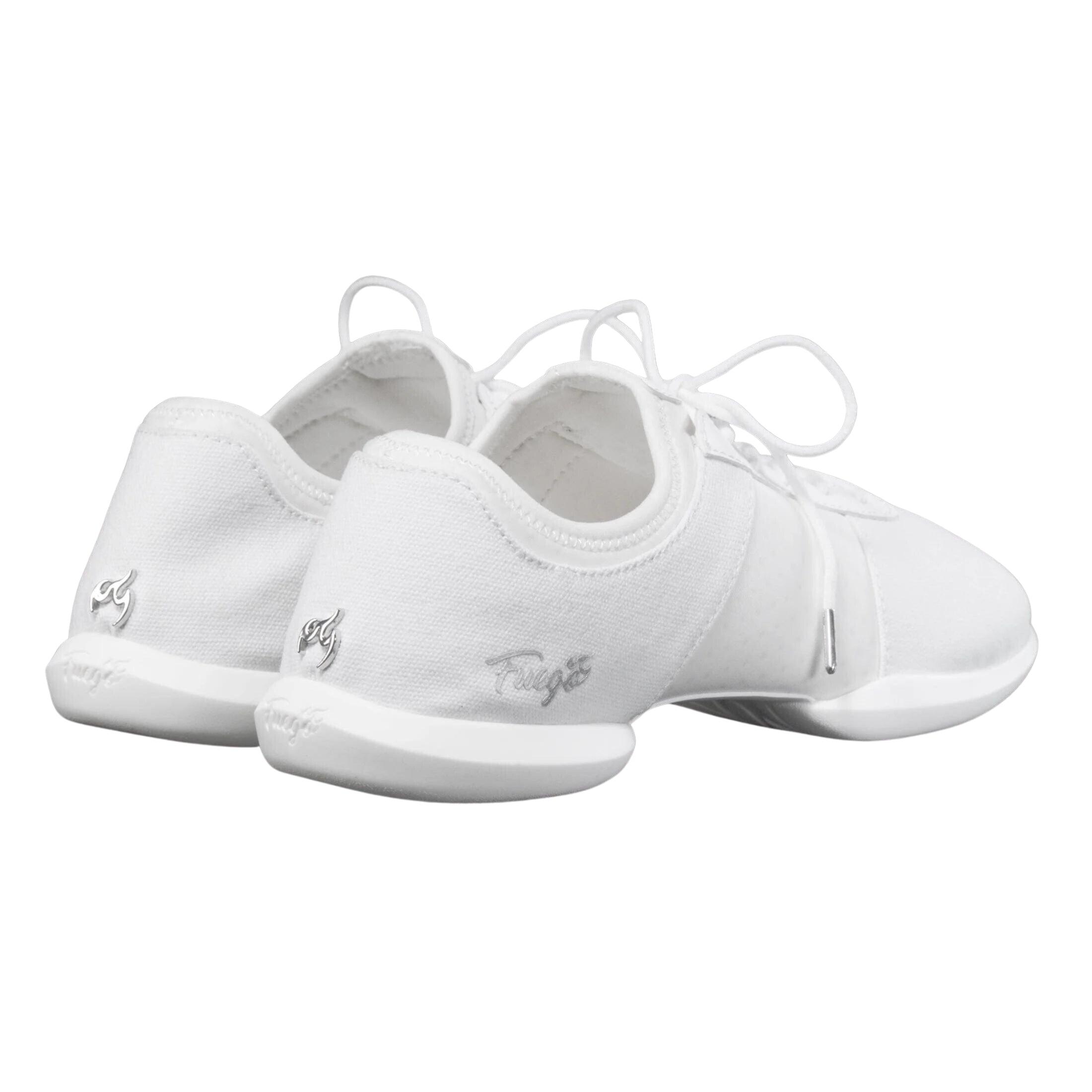 Fuego Dance Sneakers véganes blanches semelle fendue, pivot double 4/5