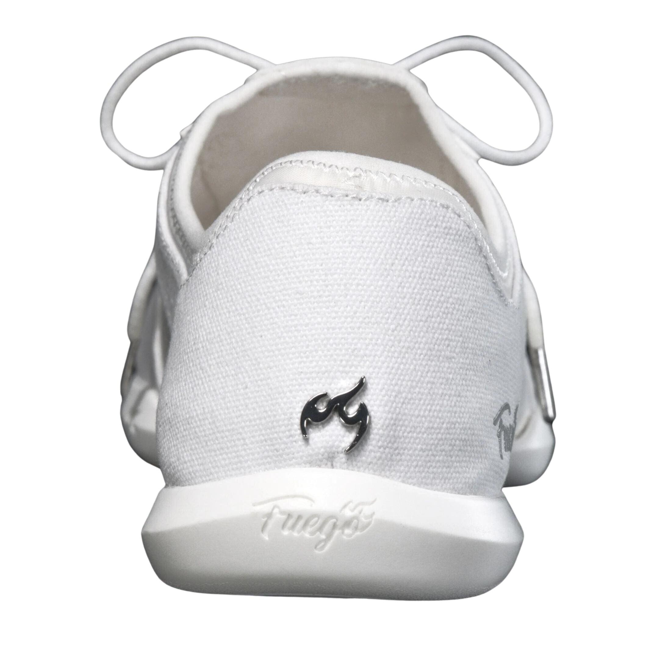 Fuego Dance Sneakers véganes blanches semelle fendue, pivot double 5/5