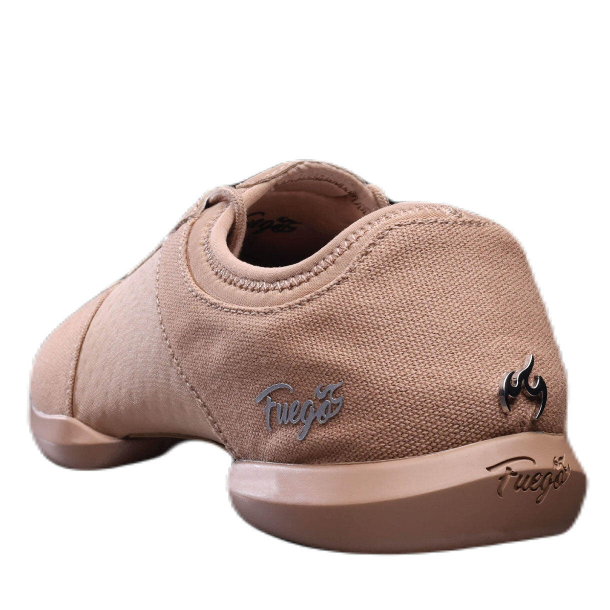 Chaussures danse Fuego Split Sole latte végan synthétique 5/6