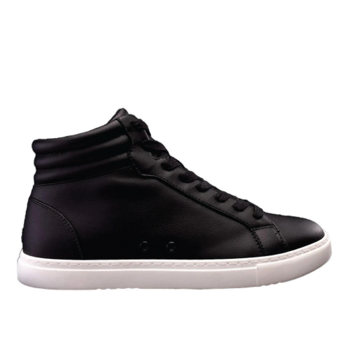 Fuego High-Top Dance Sneakers vegan noir/blanc, simili cuir, maintien 4/7