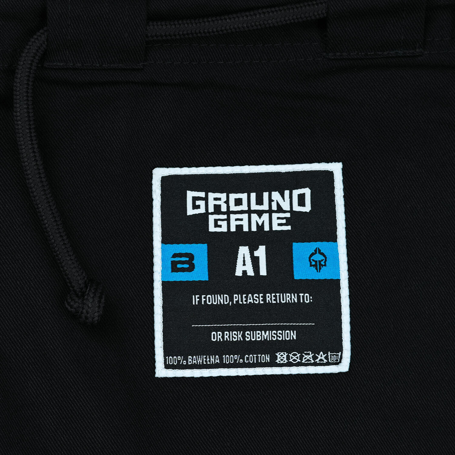 Spodnie Ground Game Breaker 2.0 do kimona BJJ czarne 3/3