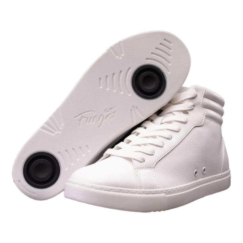 Fuego High-Top Dance Sneakers en blanc