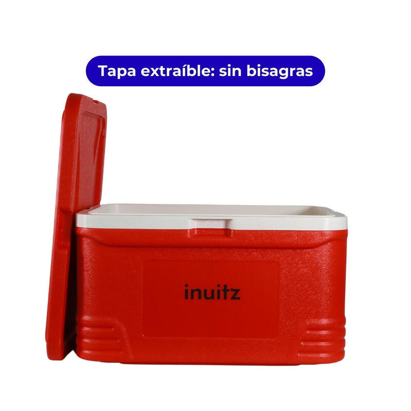 Nevera portátil Inuitz Red 48 litros