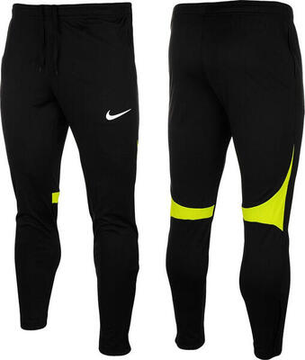 Heren academy pro drifit joggingbroek (zwart/lichtgroen)