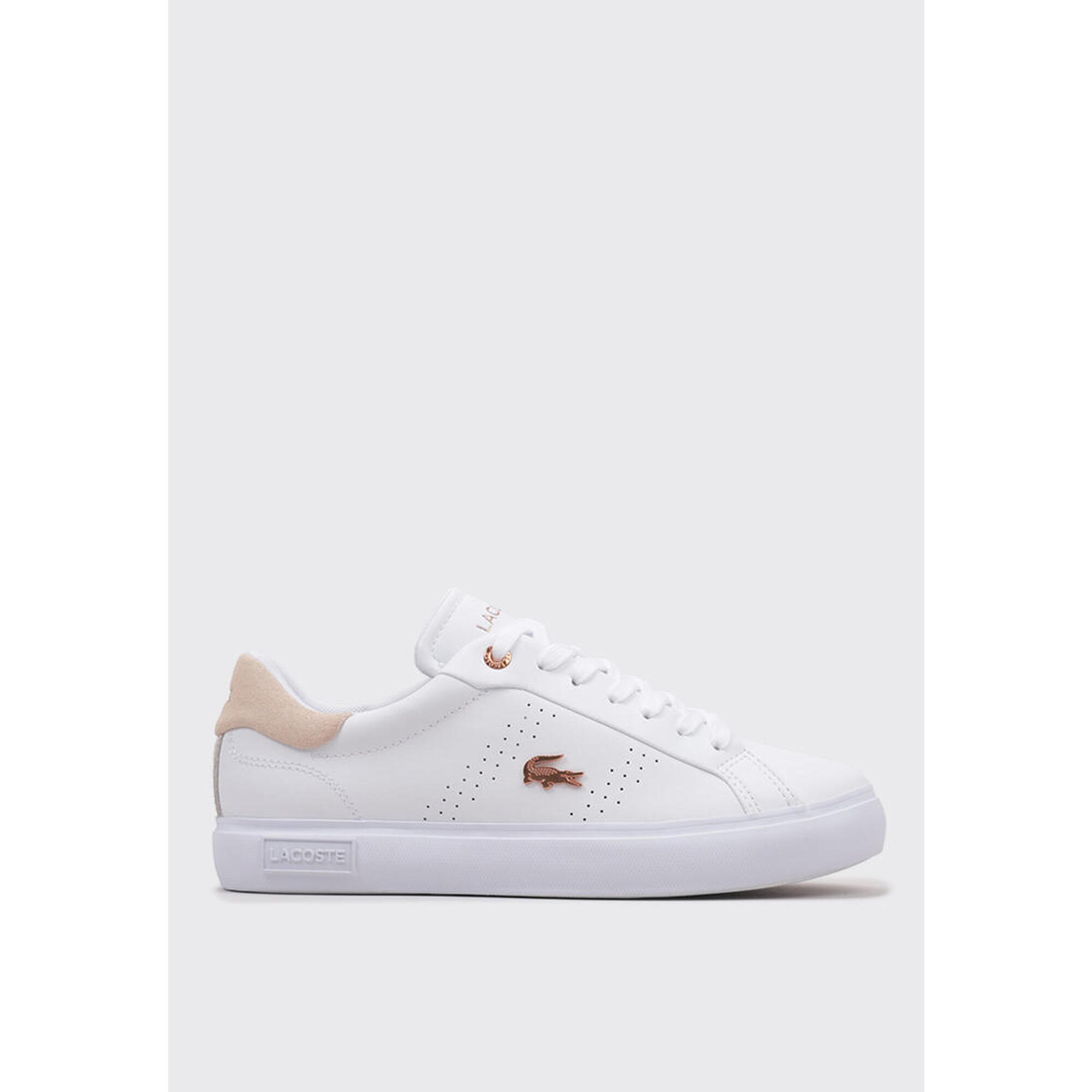 Lacoste - Chaussure De Randonnée Baskets Femme Lacoste Powercourt 2.0  Blan - Baskets - Blanc|gris - 39 - Decathlon