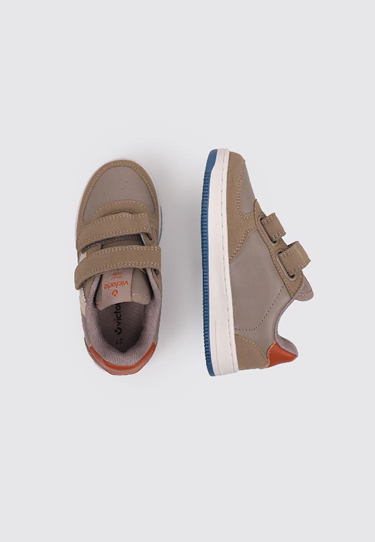 Chaussure de randonnée Baskets Enfants Victoria  TIEMPO TIRAS EFECTO PIEL Marro 5/5