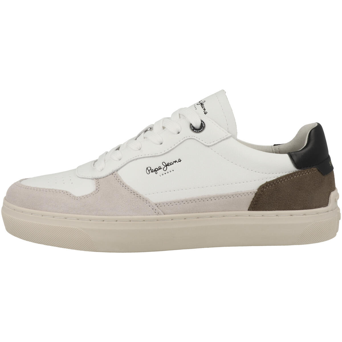 PEPE JEANS Tênis masculino Pepe jeans Camdem nature branco.