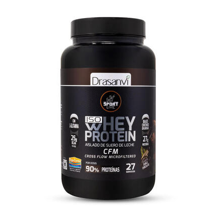 Whey Protein Isolate Sport Live - Chocolate Blanco - 800Gr - DRASANVI
