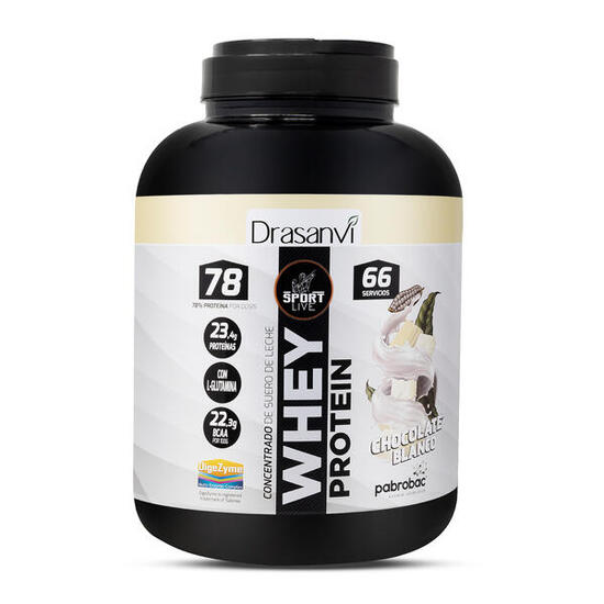 Whey Protein Concentrada Sport Live - Capuchino - 2Kg - DRASANVI