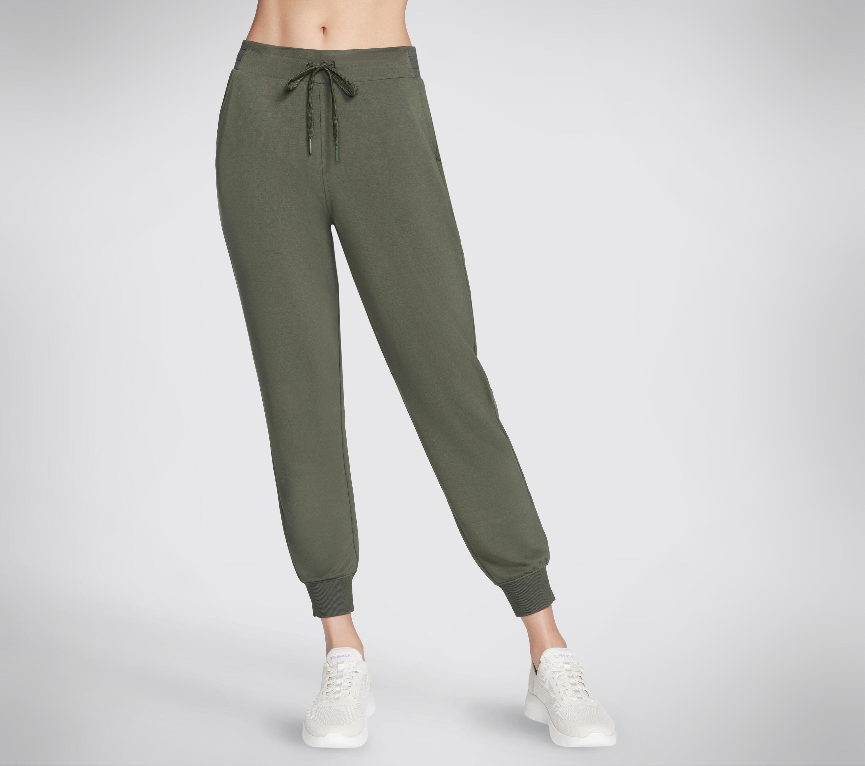 Jogging femme SKECHLUXE RENEW JOGGER vert foncé 1/3
