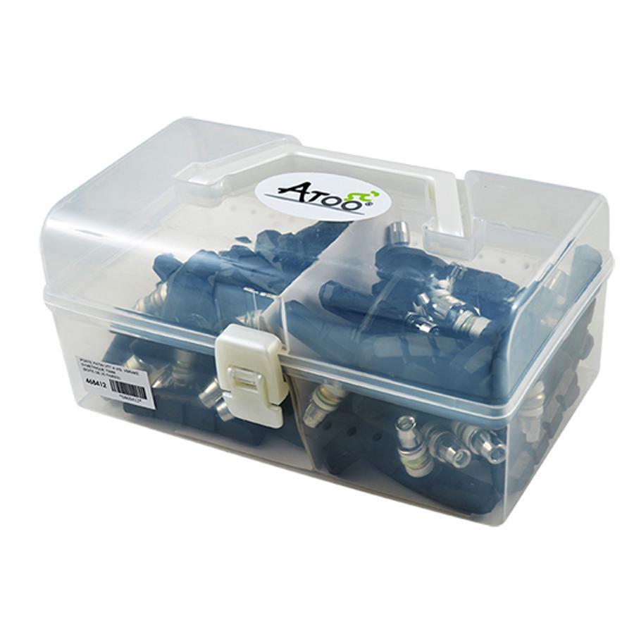 Caja de 25 pares de portazapatas atornillables simétricos Optimiz V-Brake 2/2