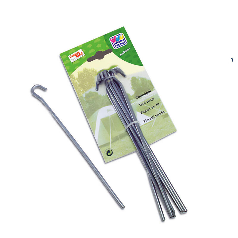 10 x piquets 24 cm clou de roche tente piquet terre 4 mm acier clous galvanisés