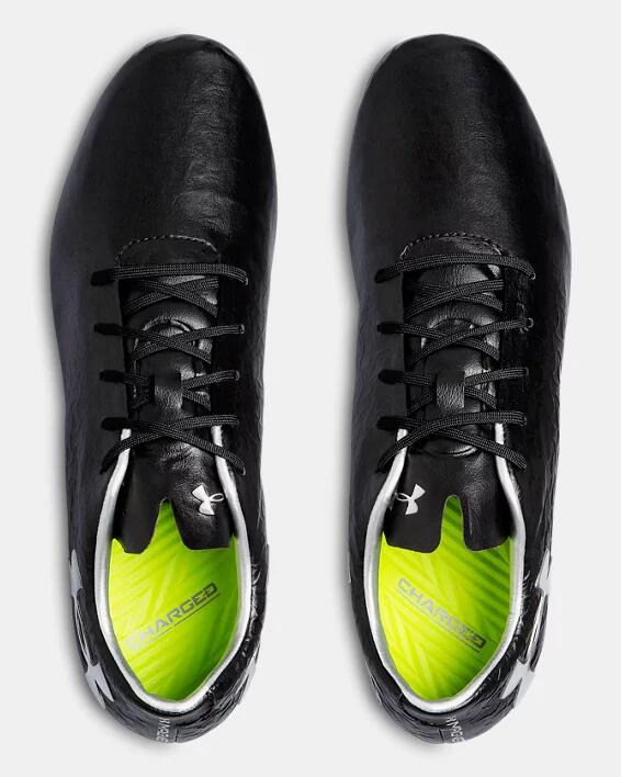 Under Armour Magnetico Pro Fg Voetbalschoenen Zwart En Zilver 3/5