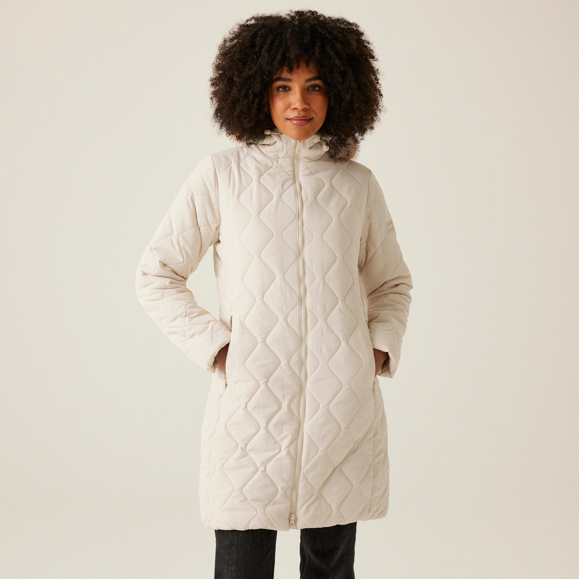 Manteau Femme Regatta Taille 44 - Couleur Blanc - Neuf Avec étiquettes - Polyester Imperméable