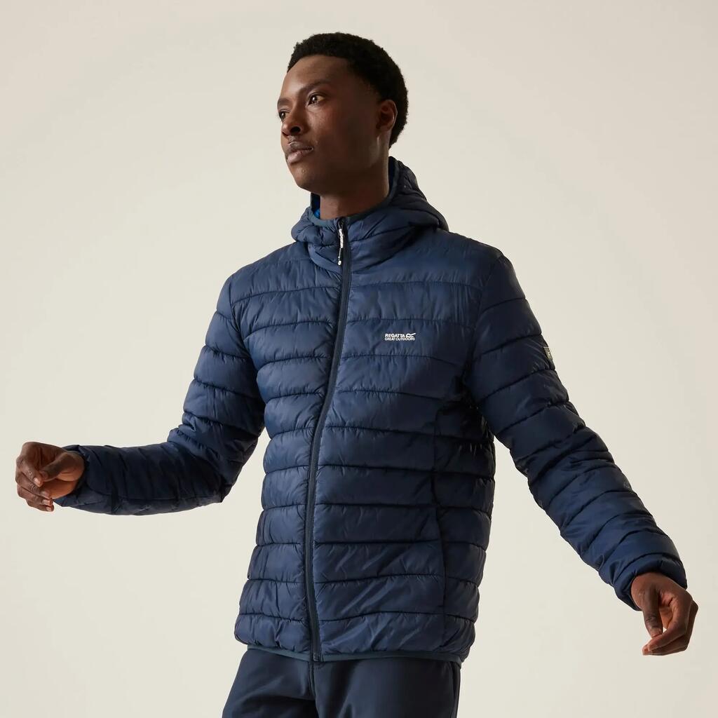 Marizion Mens Water Repellent Hooded Baffled Jacket
