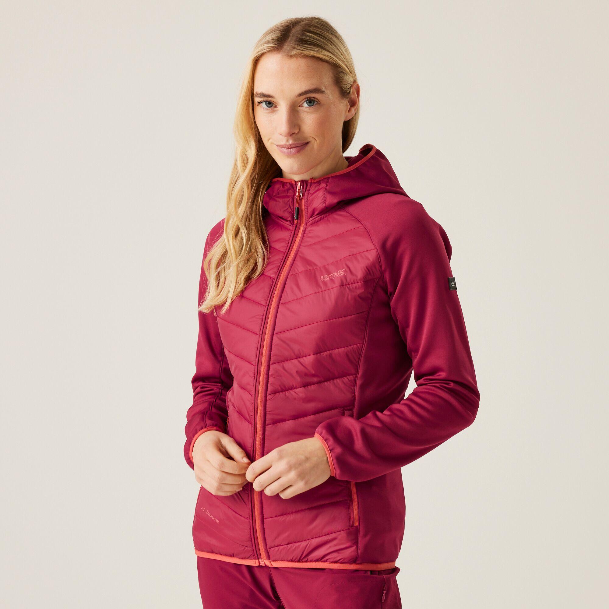 Regatta - Doudoune Synthétique - Andreson V Hybride Femme - Veste - Bordeaux|rouge - Decathlon