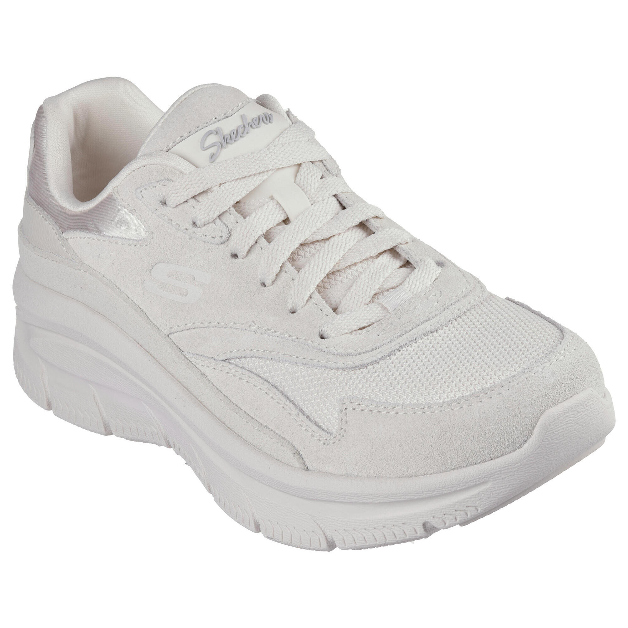 Skechers - Sneaker Modern D'Lux Free Mind Pour Femme Blanc - Baskets - Blanc - Decathlon