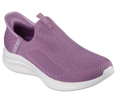 Sportschoenen vrouw skechers slipins ultra flex 30 easy win paars