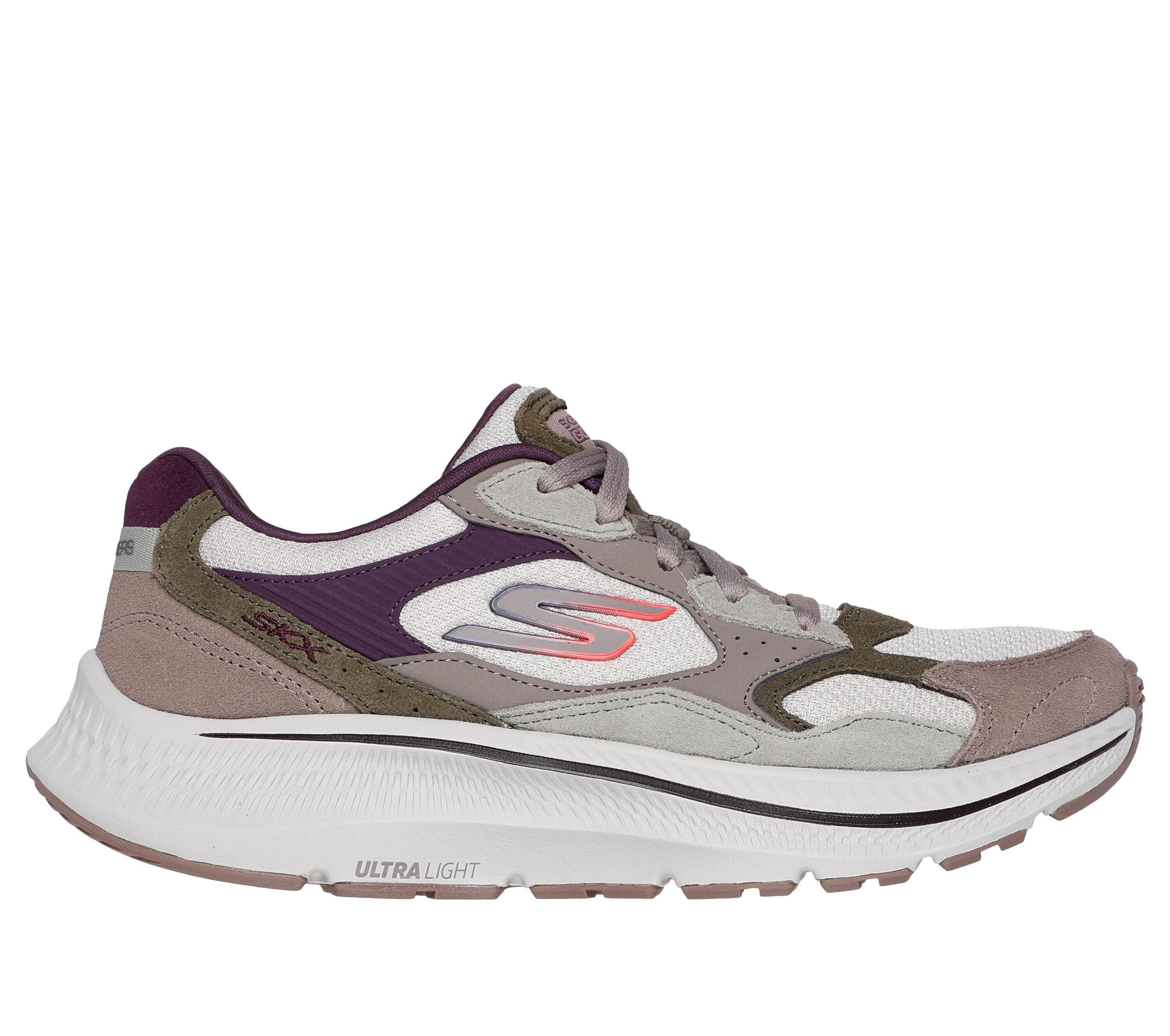 Baskets de course femme GO RUN CONSISTENT 2.0 RETRO STRIDE beige / violet 2/5