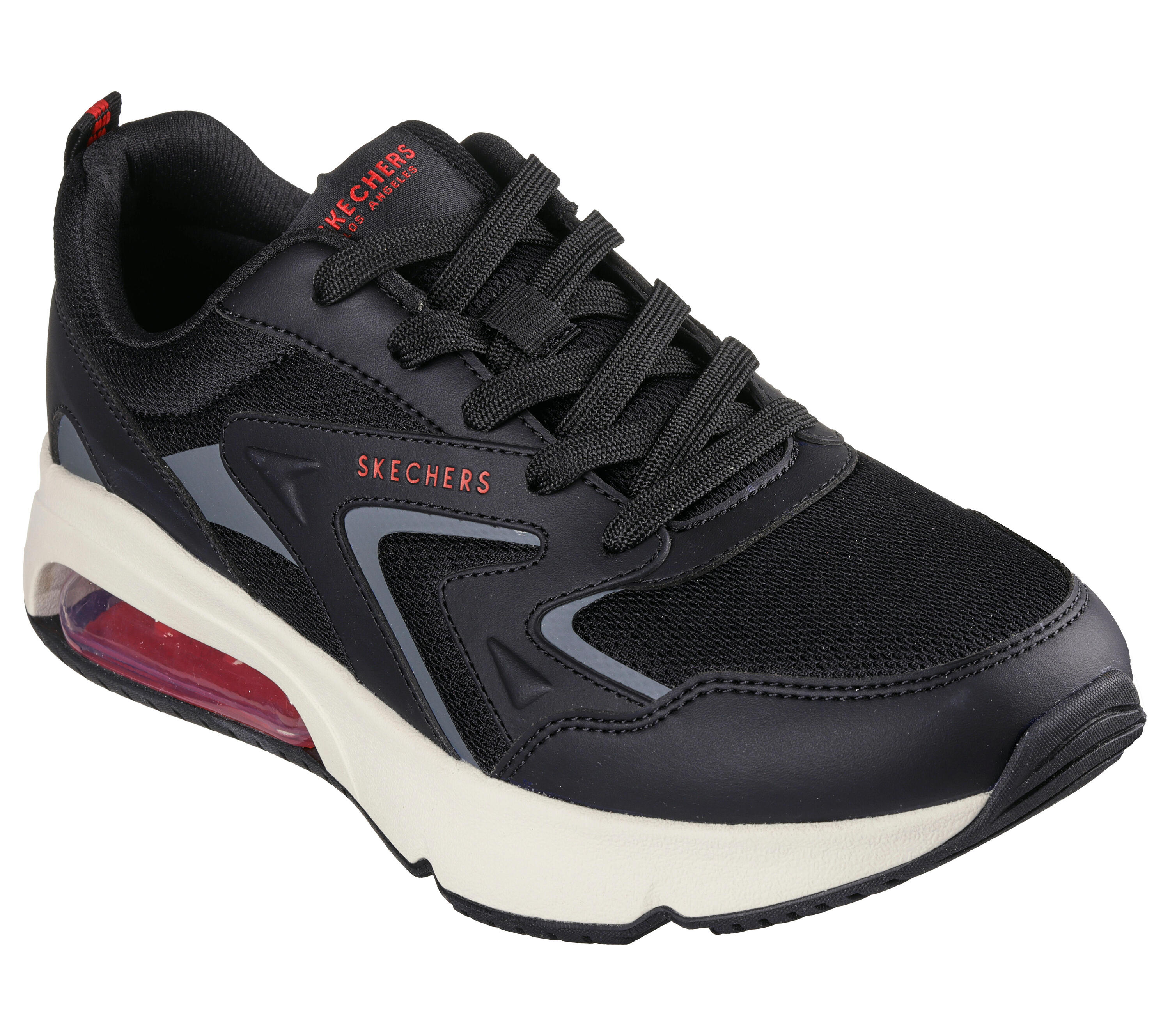 SKECHERS Sneakers da uomo UNO EVOLVE ABSOLUTE AIR nero / rosso