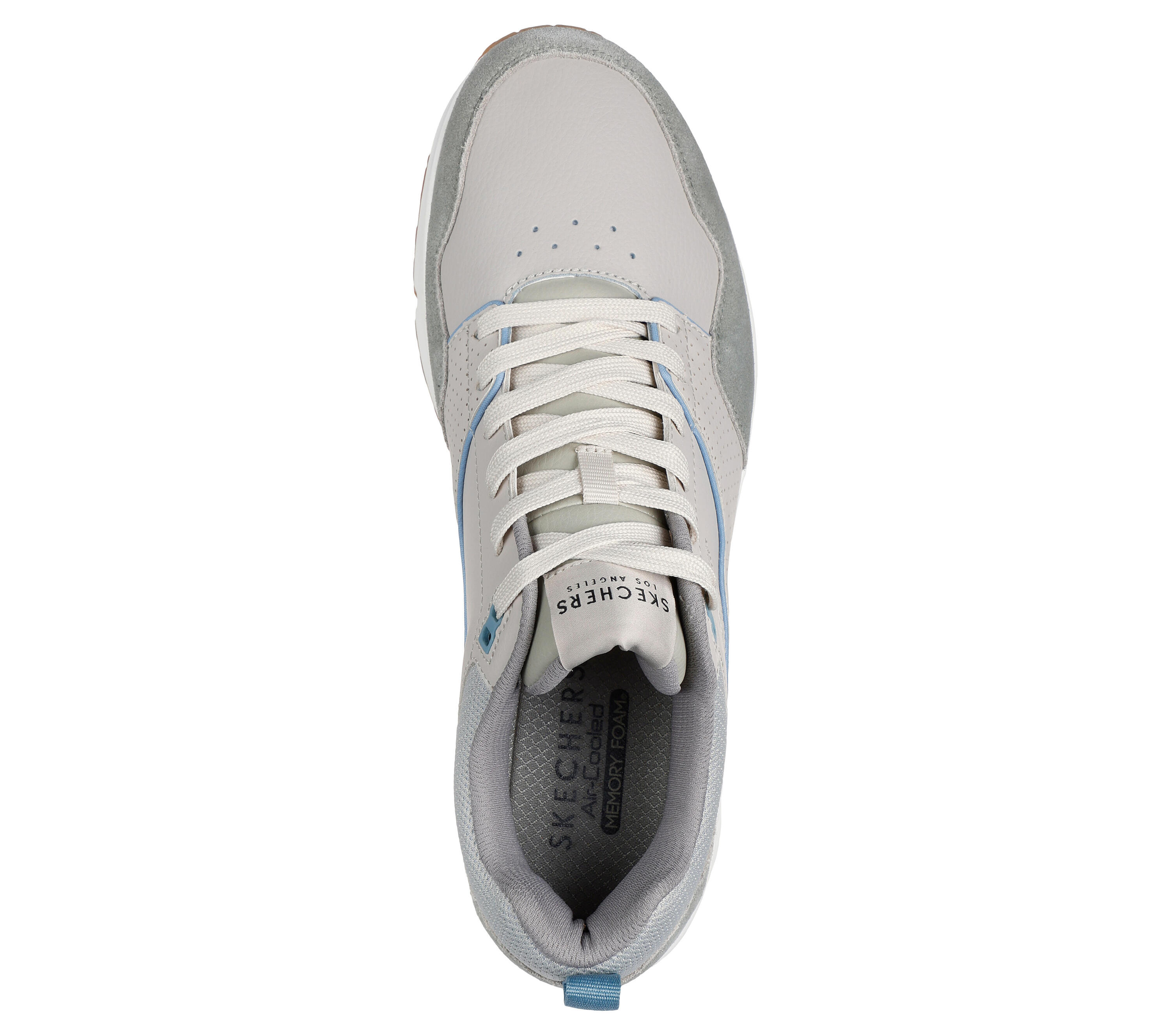 Baskets homme UNO RETRO ONE marron / bleu clair 2/5
